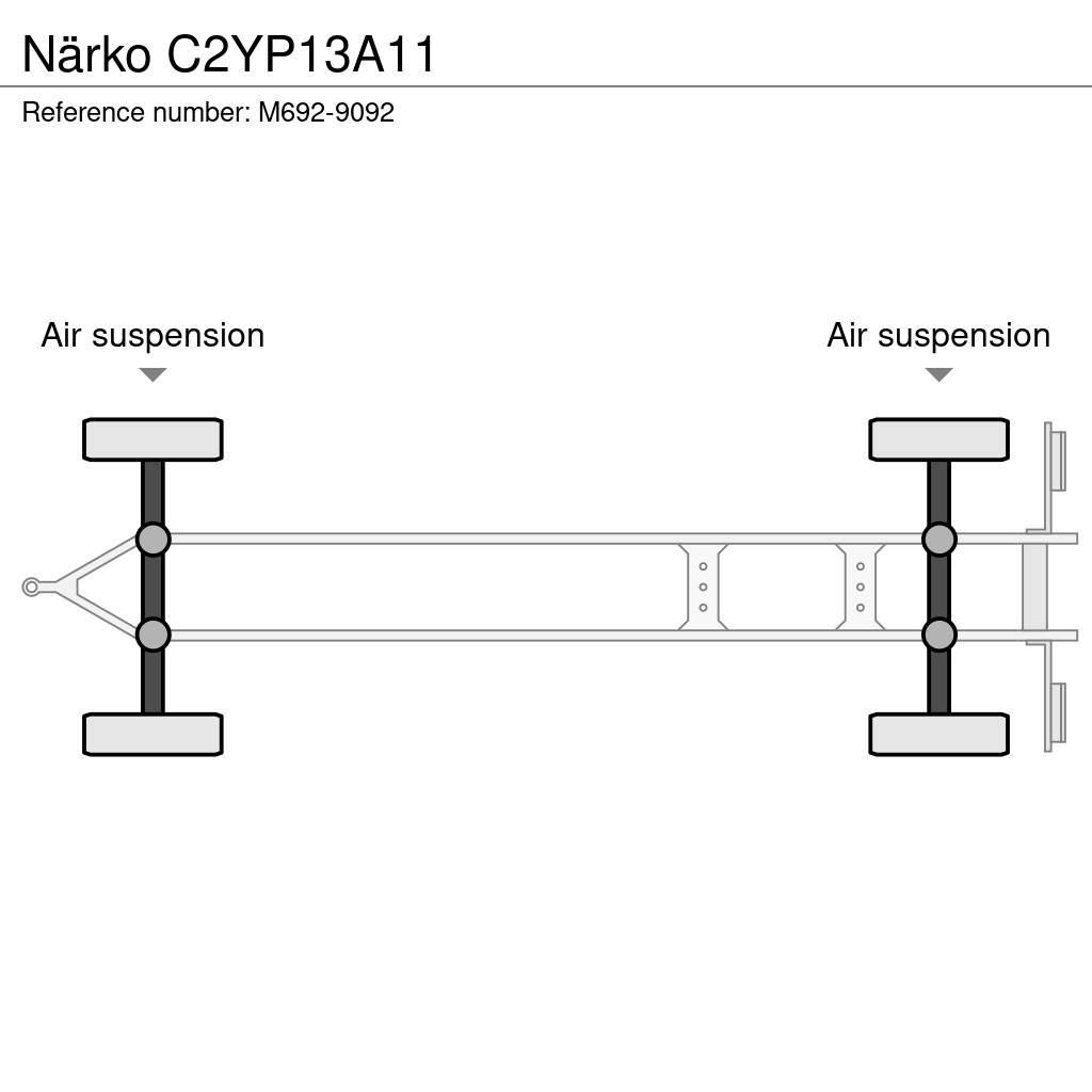 Närko C2YP13A11 Тентованные прицепы