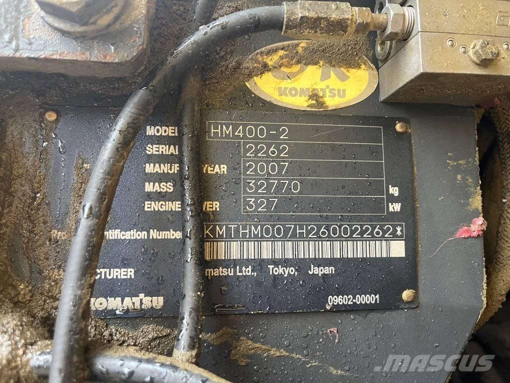 Komatsu HM400-2 Шарнирно-сочленённые самосвалы