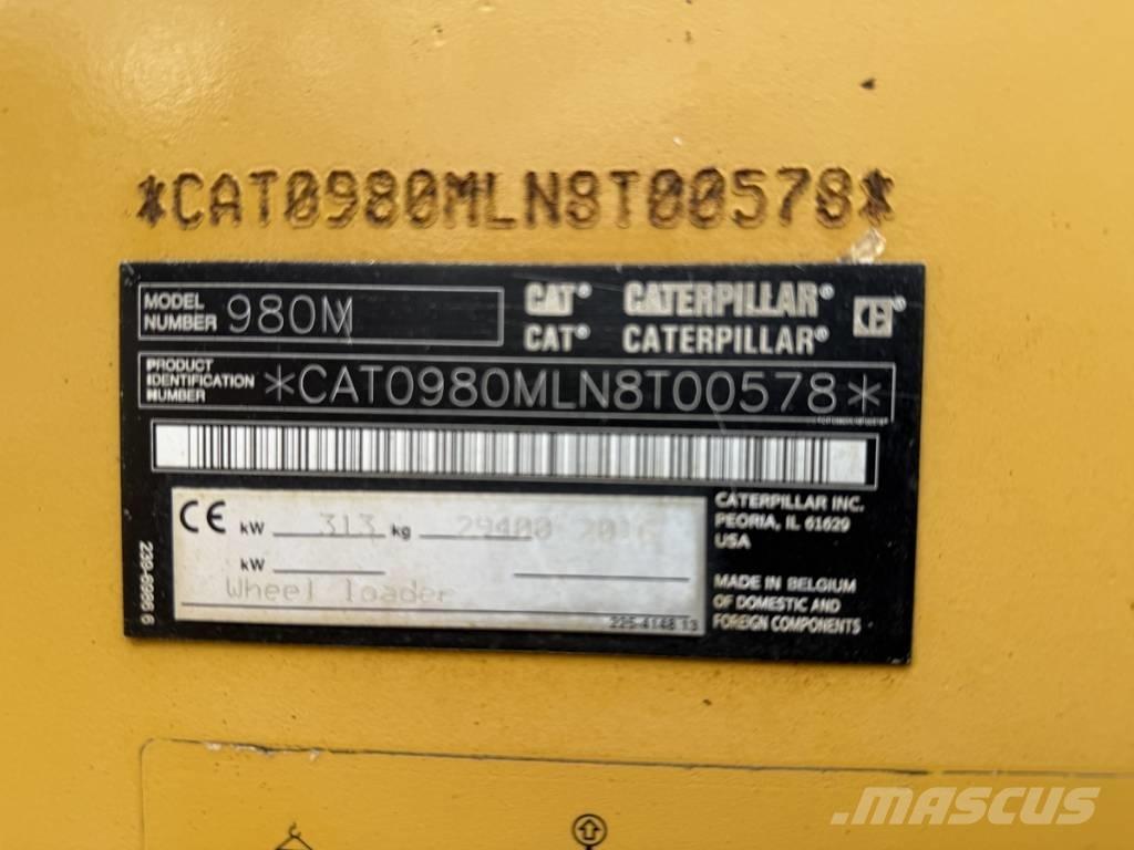 CAT 980M shovel + Bak Фронтальные погрузчики