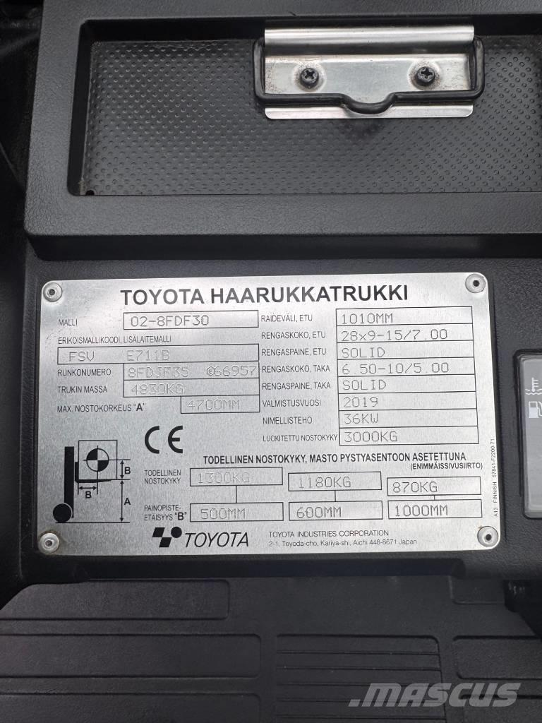 Toyota 02-8 FDF 30 Дизельные погрузчики