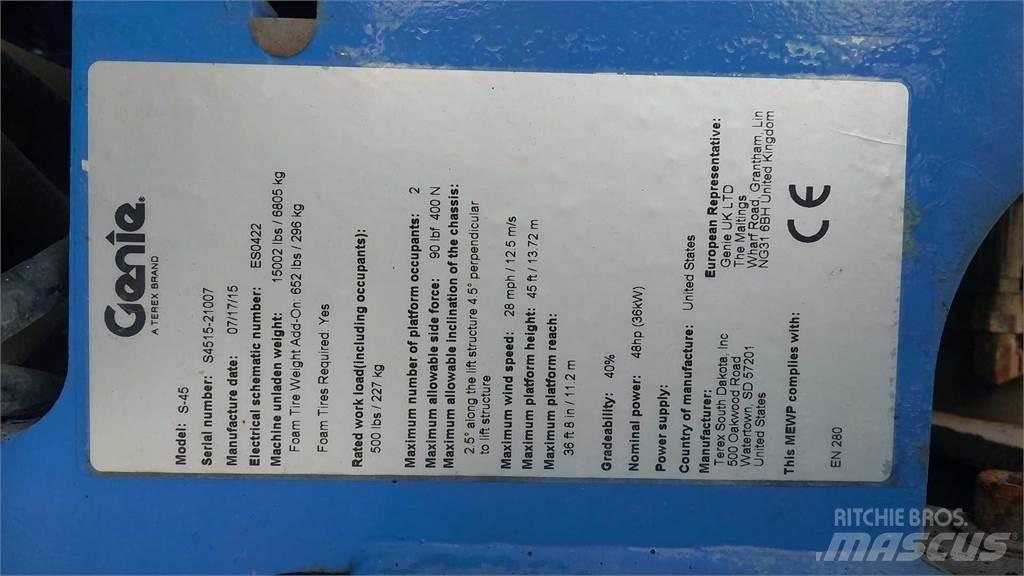 Genie S45G Телескопические подъемники