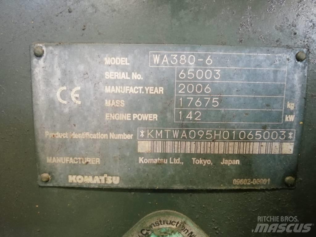 Komatsu WA 380-6 Фронтальные погрузчики