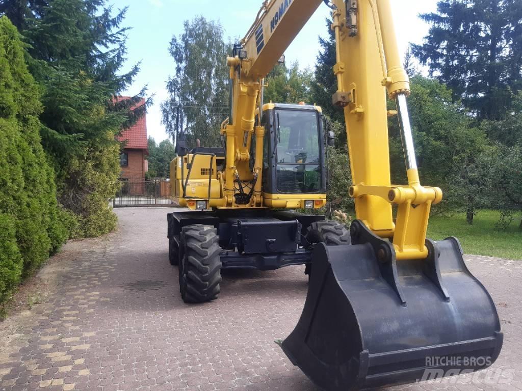 Komatsu PW 130-7 Колёсные экскаваторы