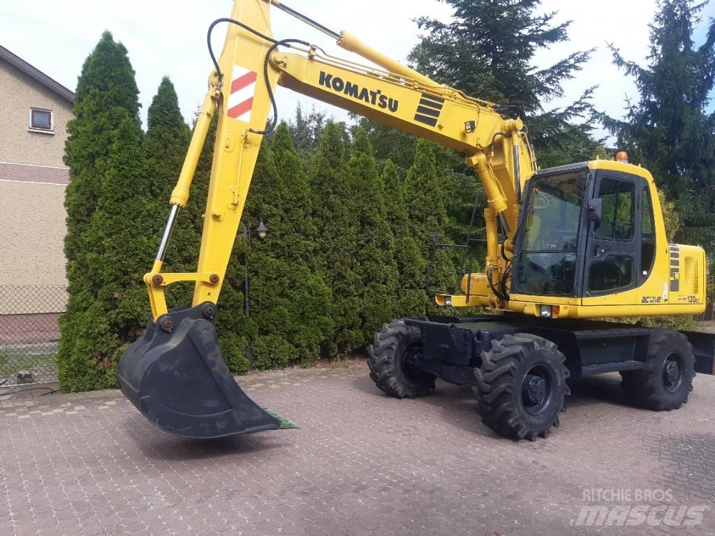 Komatsu PW 130-7 Колёсные экскаваторы