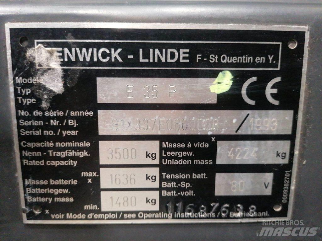Linde E35P Электропогрузчики
