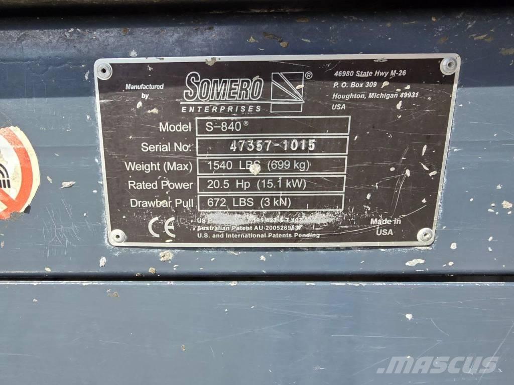 Somero S840 Бетонные распределительные бумы