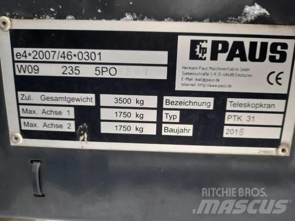 Paus PTK 31 Другие грузоподъемные машины