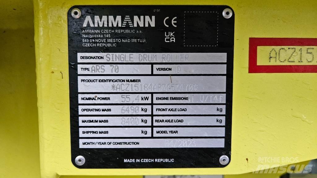 Ammann ARS 70 Катки тротуарные