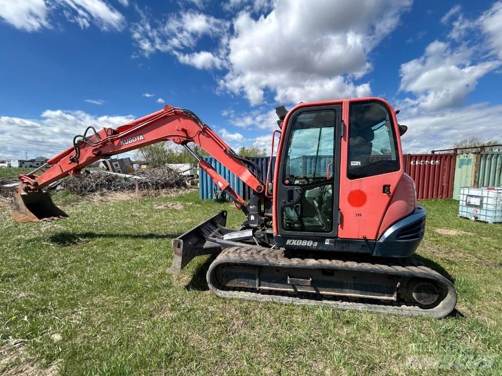 Kubota KX 080-3 Мини-экскаваторы