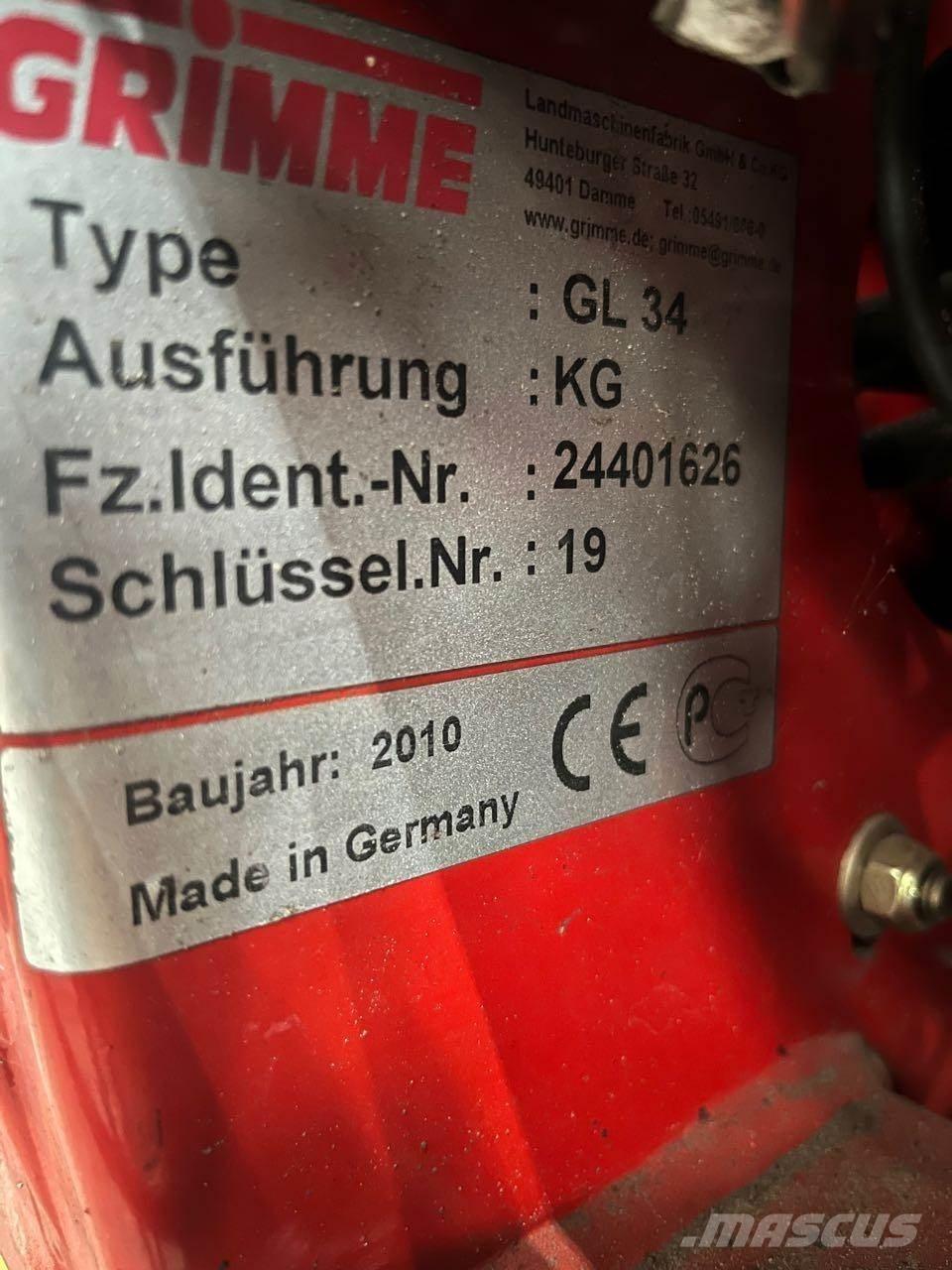 Grimme GL 34 K Картофелесажалки