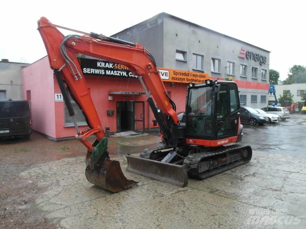 Kubota KX 080-4 Малые экскаваторы 7т-12т