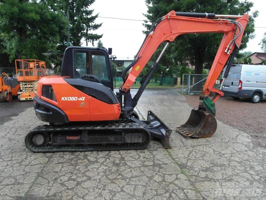 Kubota KX 080-4 Малые экскаваторы 7т-12т