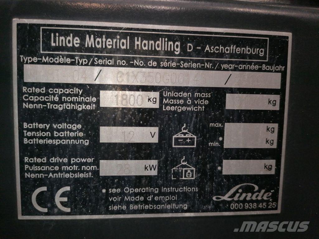 Linde H18T-04 Газовые погрузчики