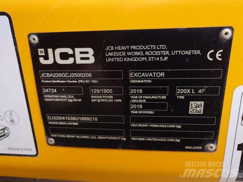 JCB 220 XL 4F Гусеничные экскаваторы