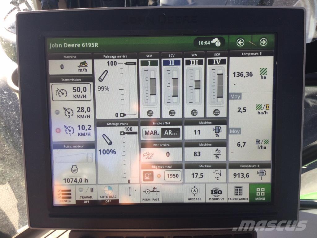 John Deere 6195R Трактора