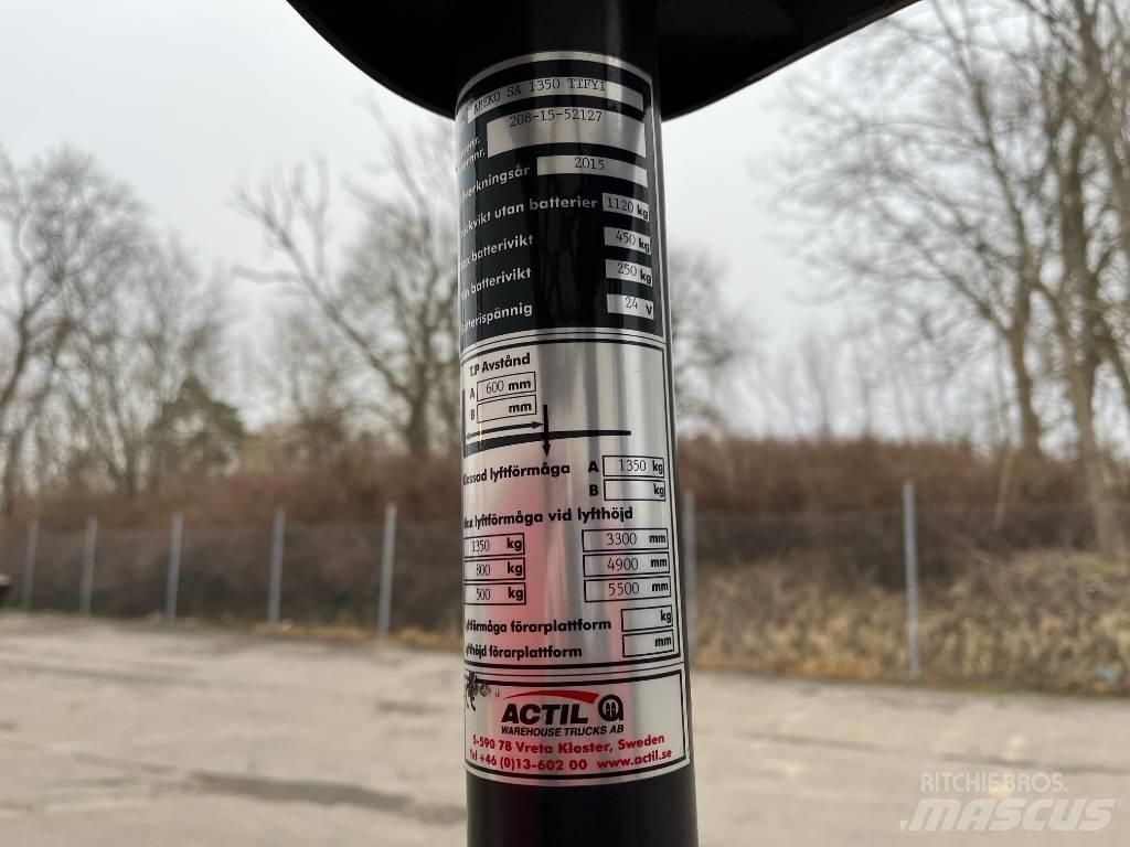 Abeko SA 1350TTFYI Самоходные электроштабелёры
