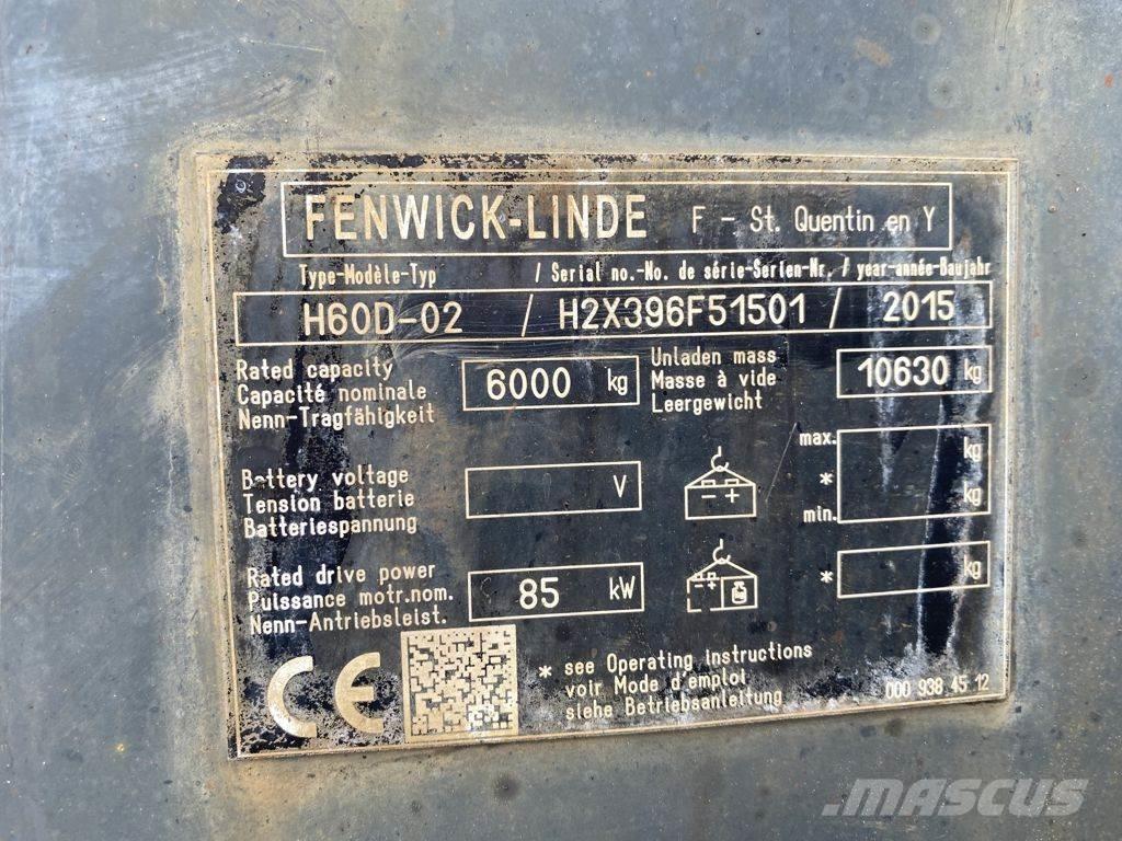 Linde H60D-02 Дизельные погрузчики