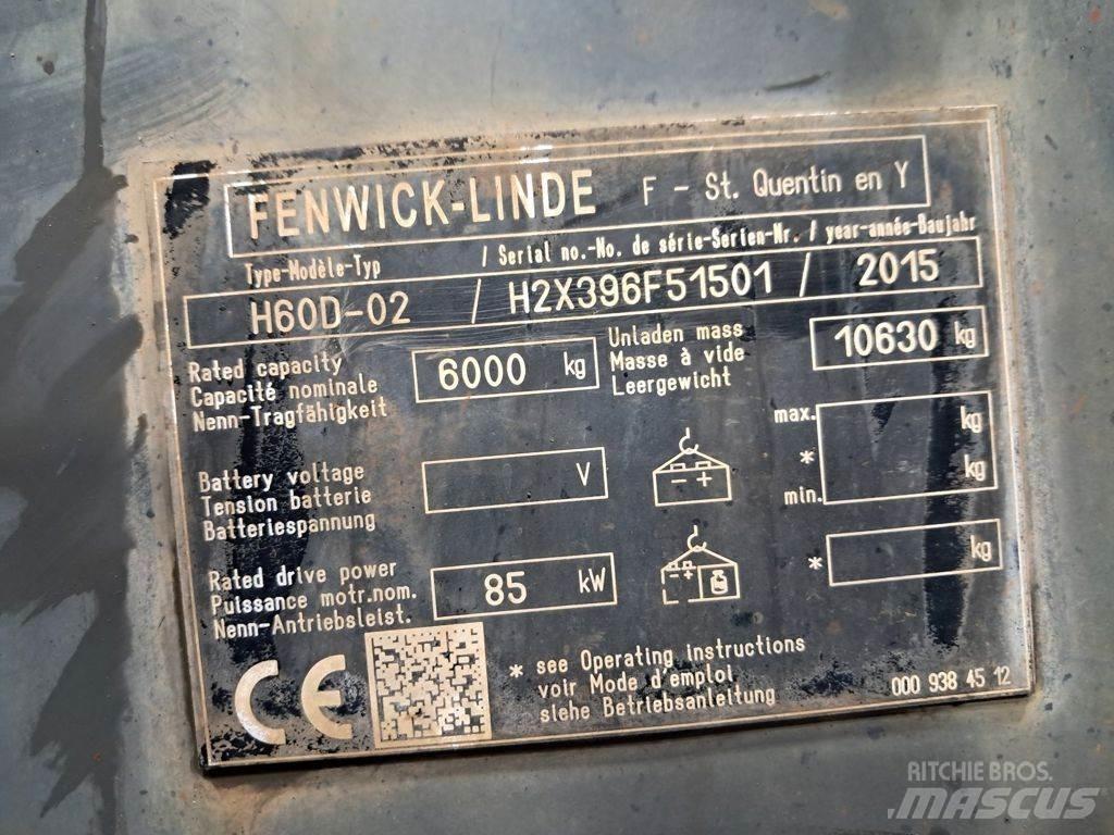 Linde H60D-02 Дизельные погрузчики