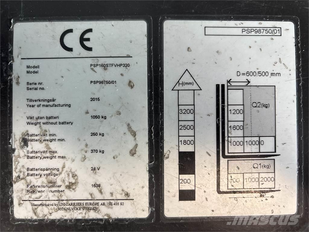 Atlet PSP160 Самоходные электроштабелёры