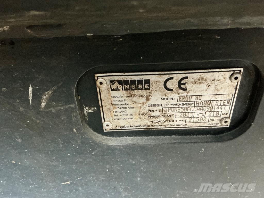 Ponsse ERGO 8W Харвестеры