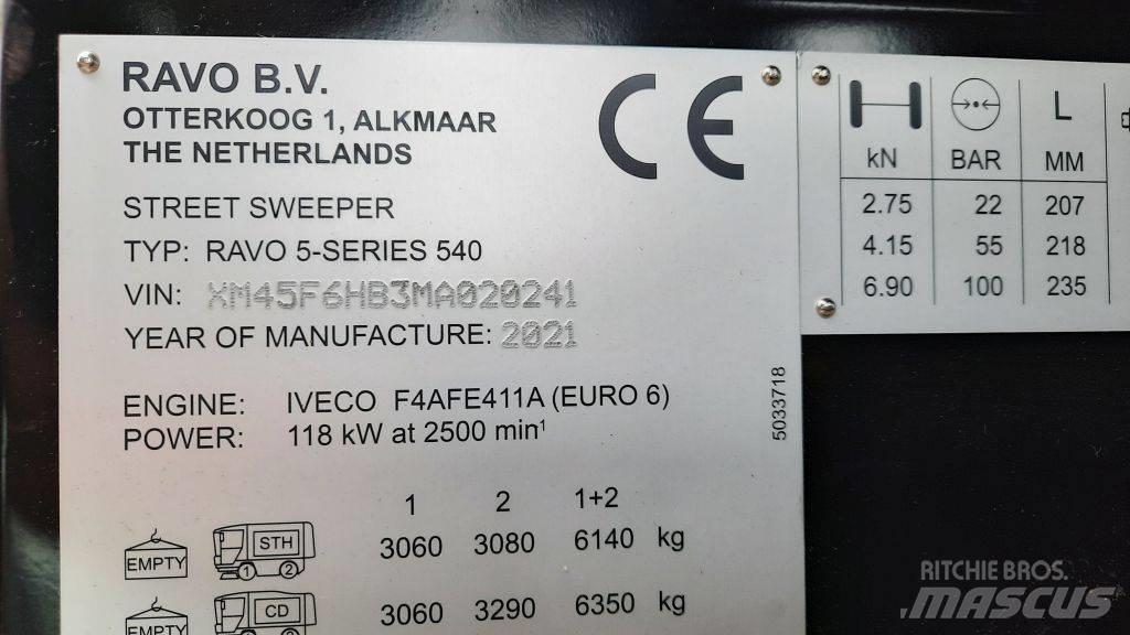 Ravo 540STH Вакуумные уборочные машины