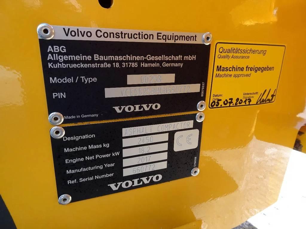 Volvo DD25B Катки тротуарные