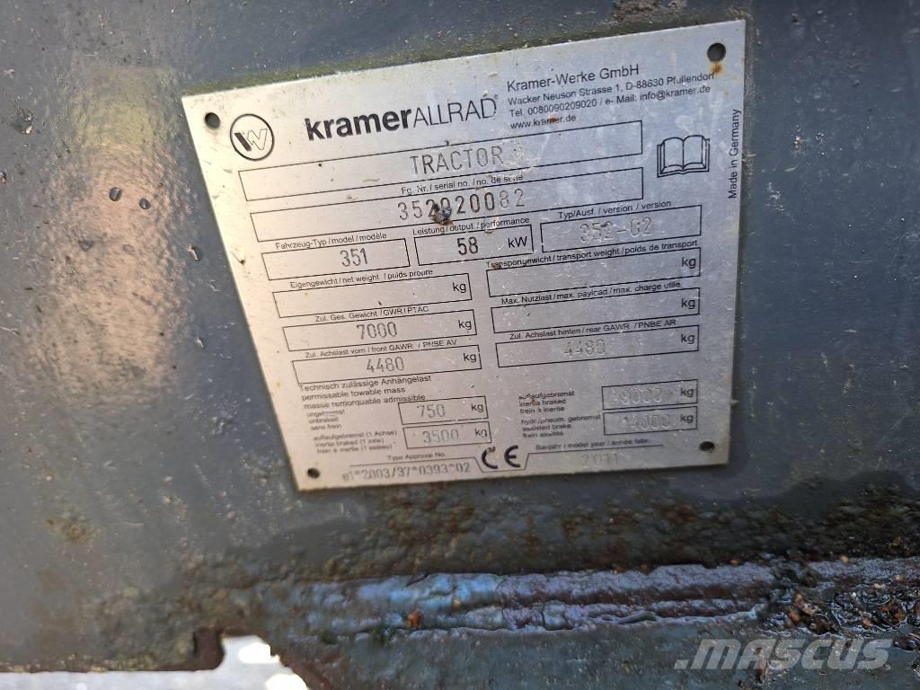 Kramer-allrad 780 Фронтальные погрузчики