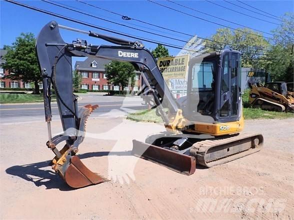 John Deere 50D Мини-экскаваторы