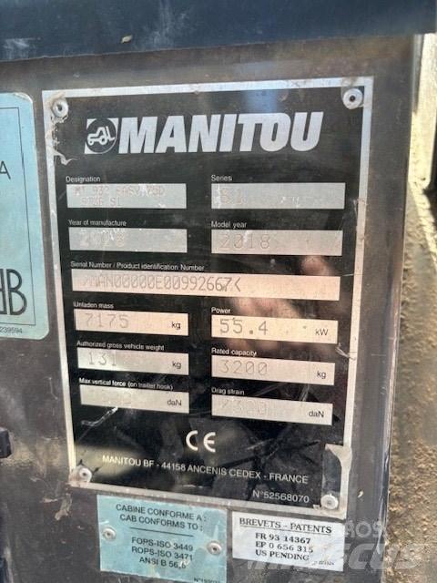 Manitou MT 932 Телескопические погрузчики