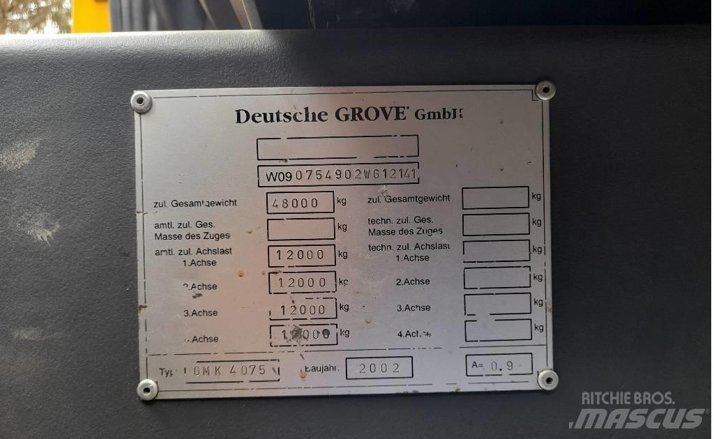 Grove GMK 4075 Автокраны