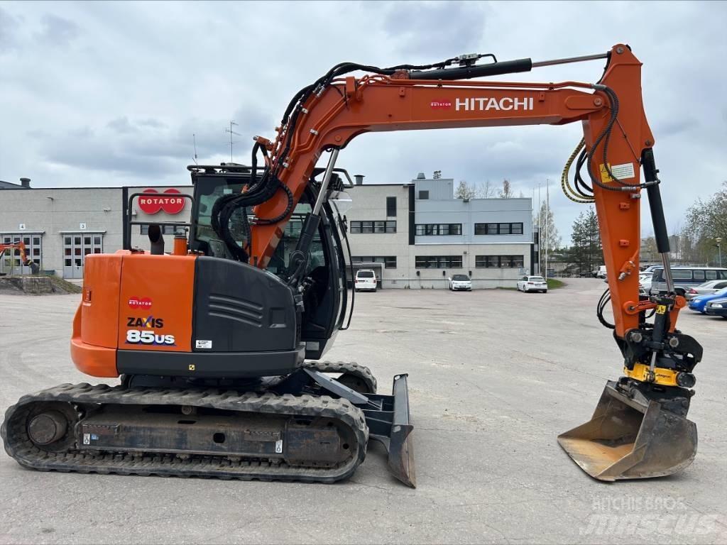 Hitachi ZX85U-6 Малые экскаваторы 7т-12т