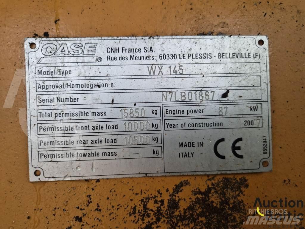 CASE WX 145 Колёсные экскаваторы
