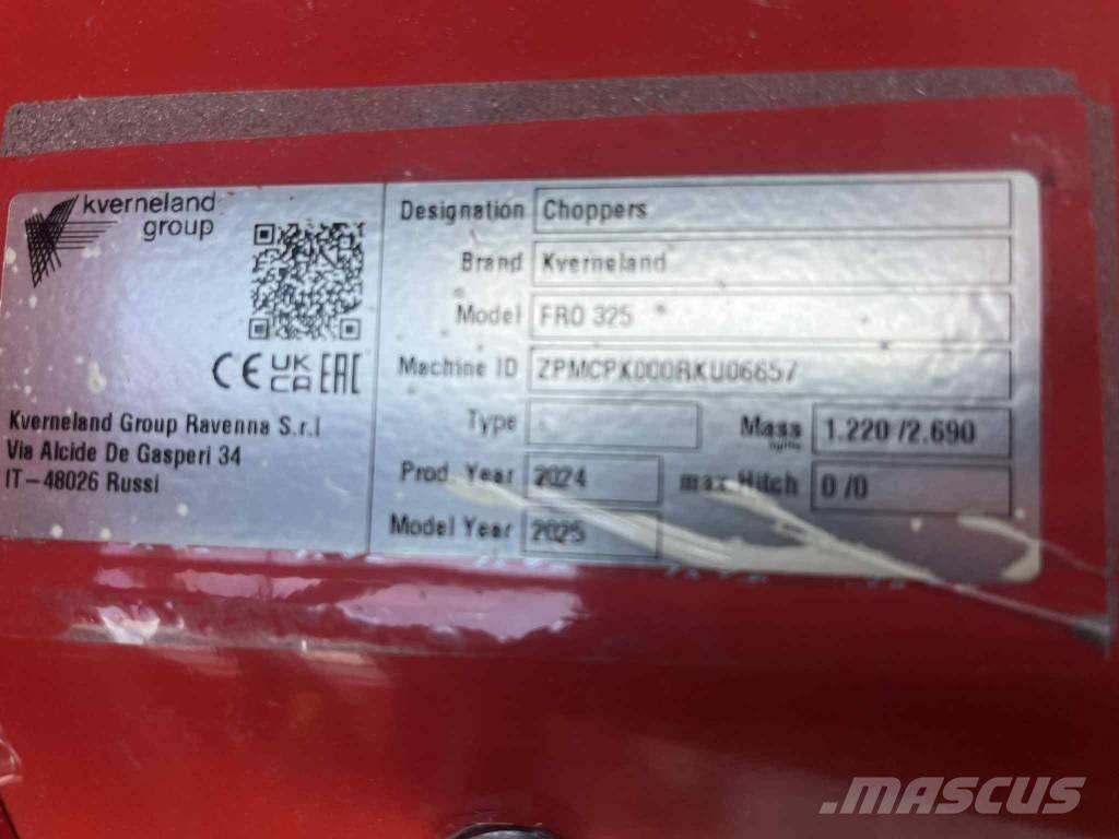 Kverneland FRO 325 Мульчирователи