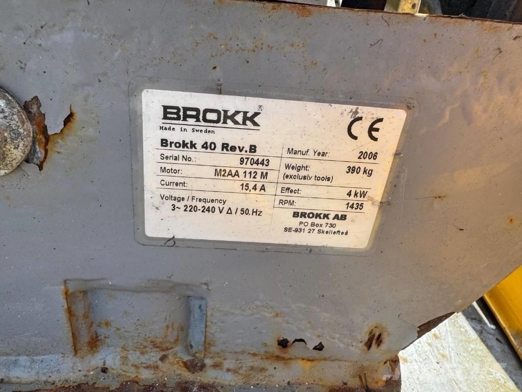Brokk 40 Экскаваторы для разрушения