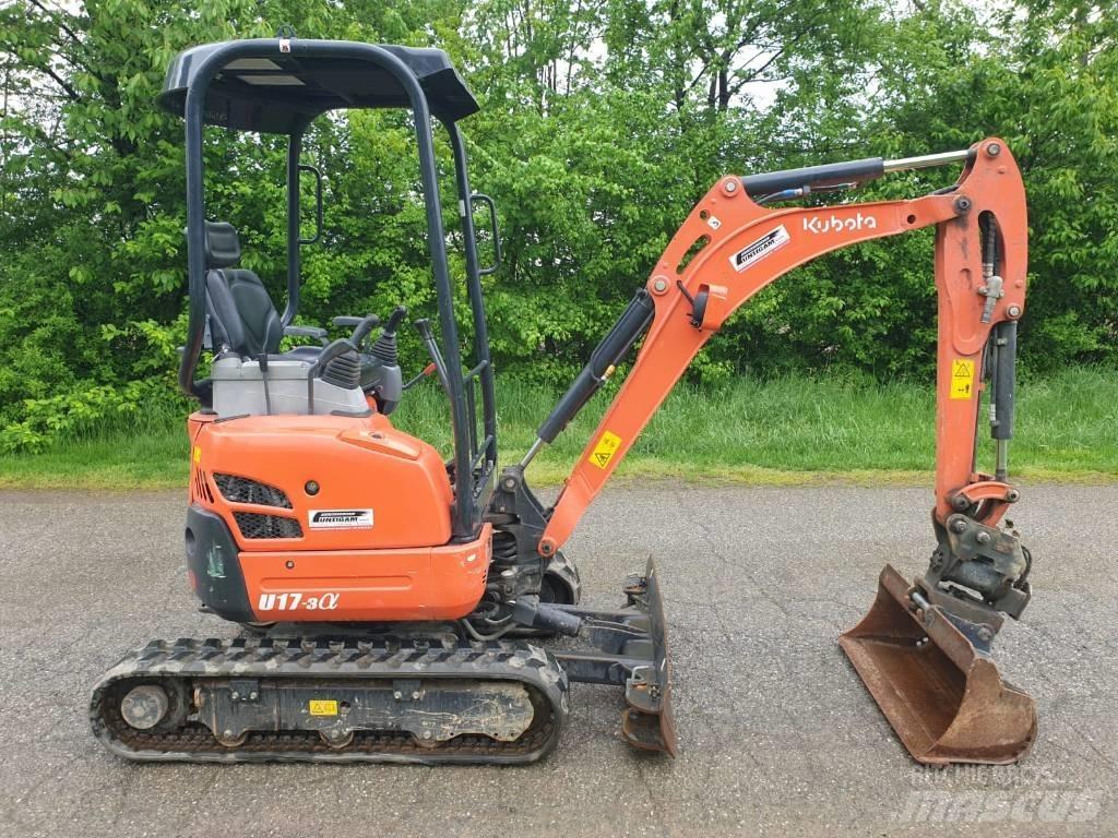 Kubota U 17-3a Мини-экскаваторы