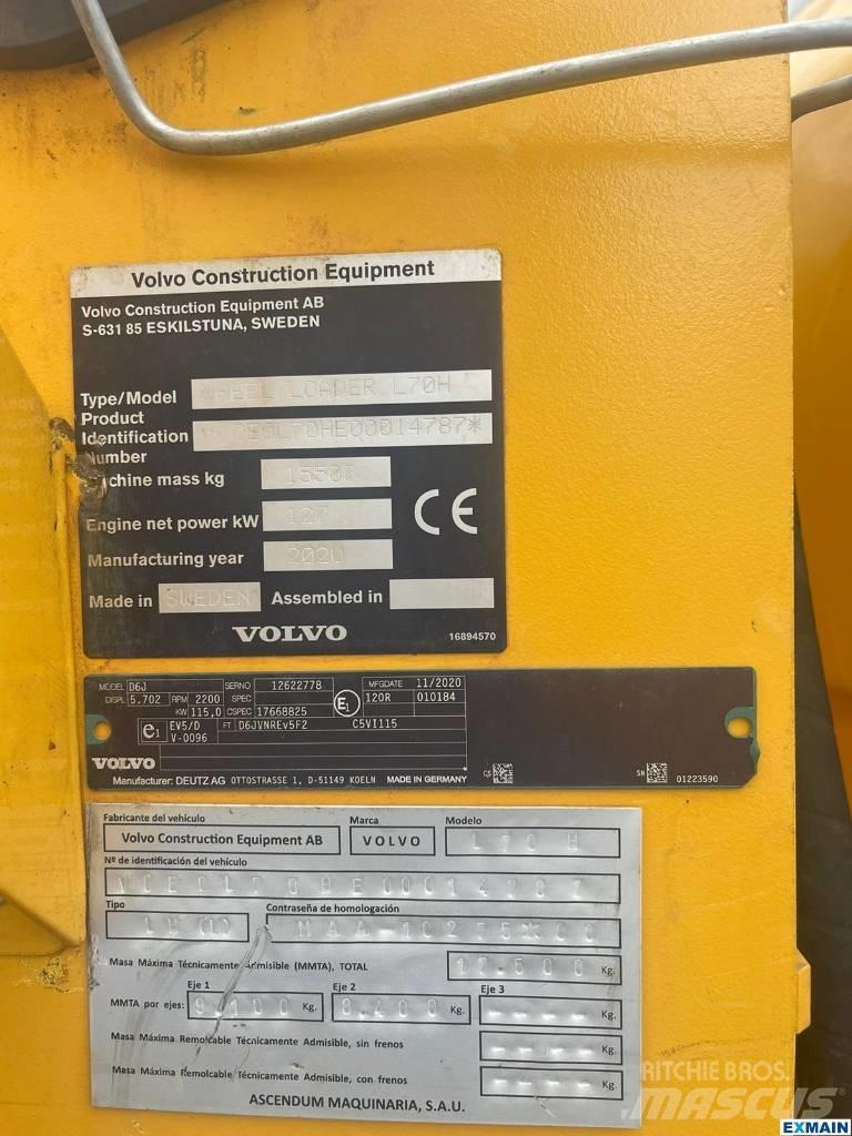 Volvo L 70 H Фронтальные погрузчики