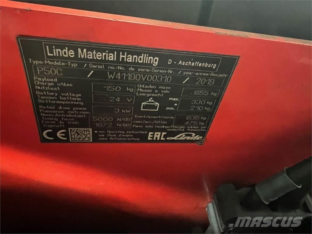 Linde P 50C Складские электротягачи