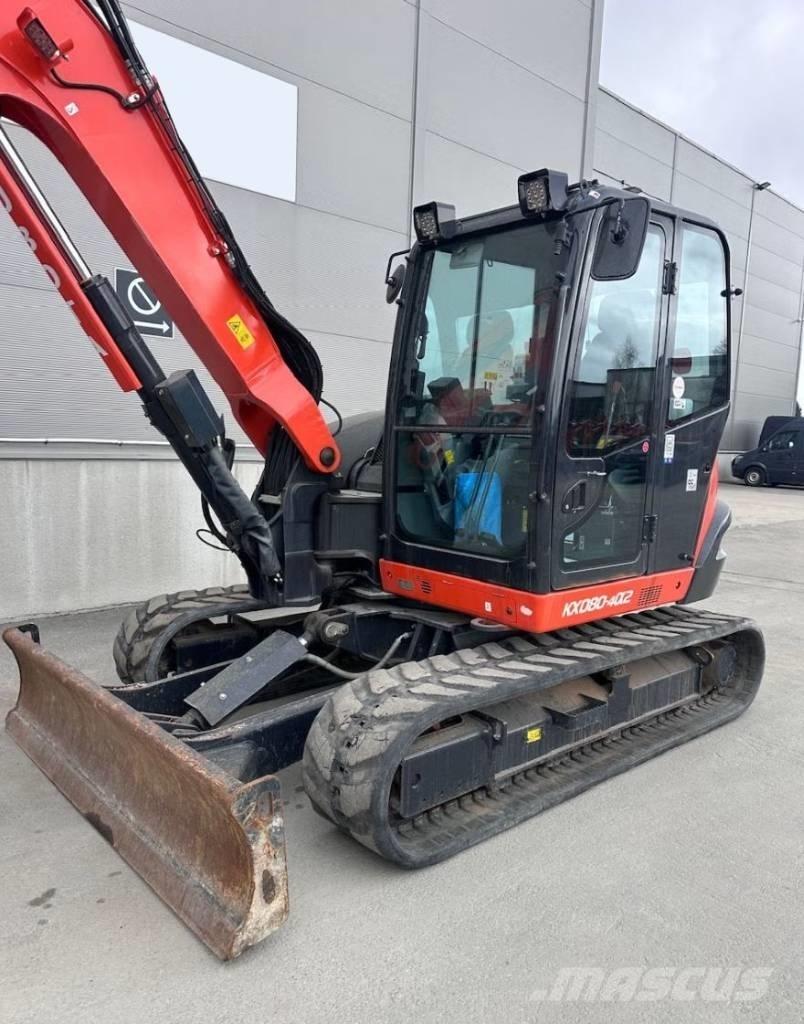 Kubota KX 080-4@2 Малые экскаваторы 7т-12т