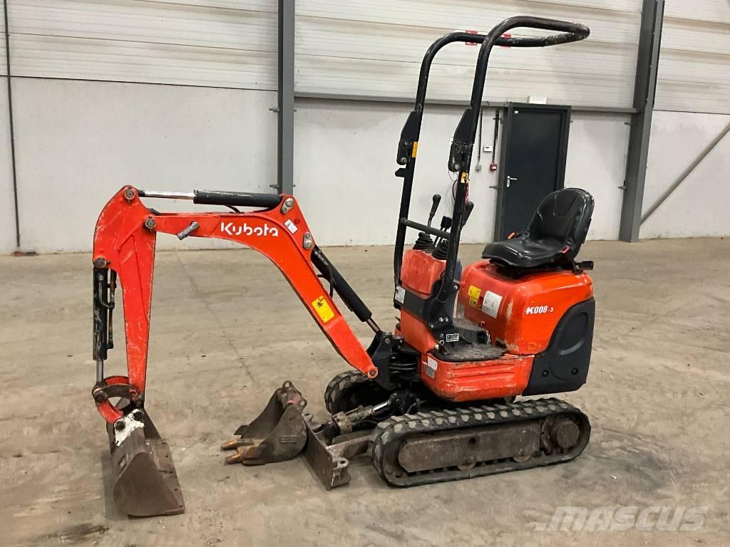 Kubota K 008-3 Мини-экскаваторы