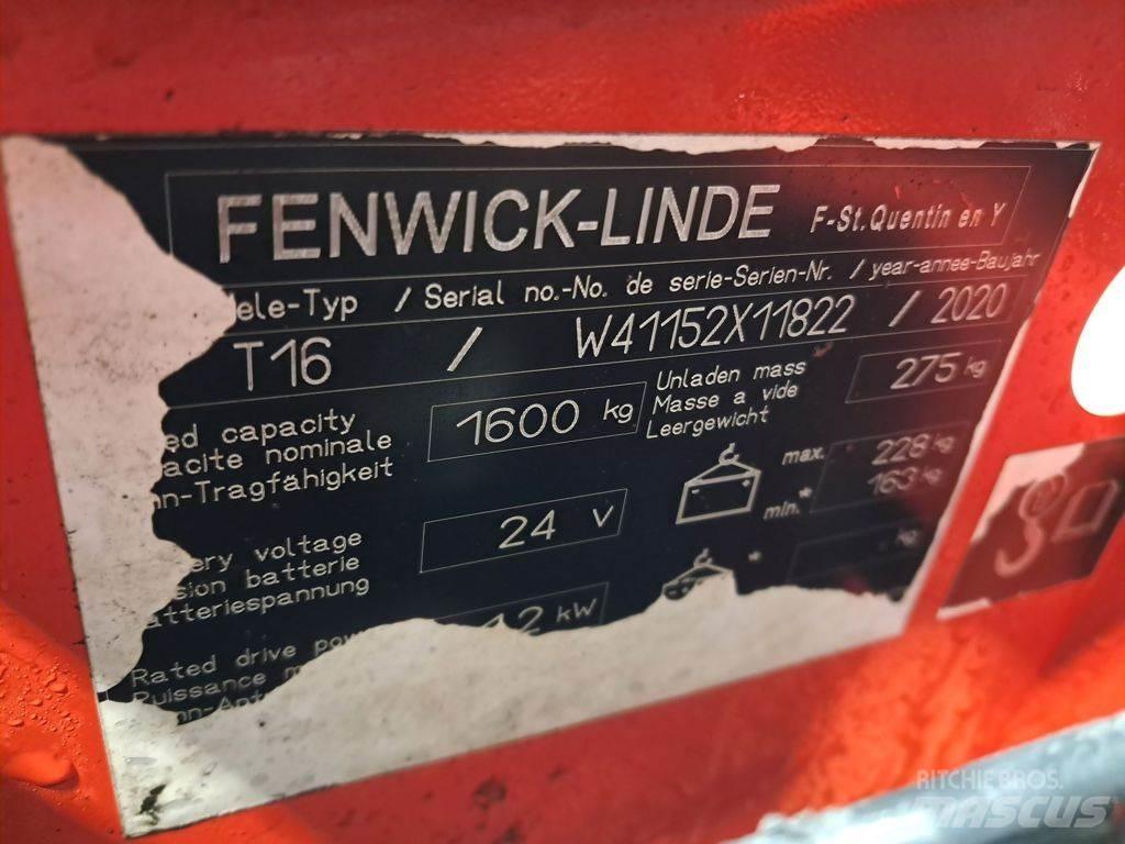 Linde T16 Ручные электрические тележки