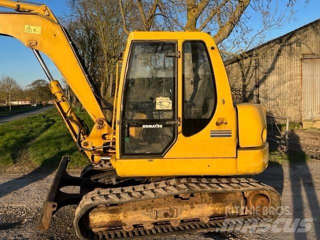 Komatsu PC 75R Малые экскаваторы 7т-12т