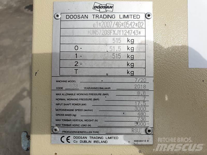 Doosan 7 / 20 Воздушные компрессоры