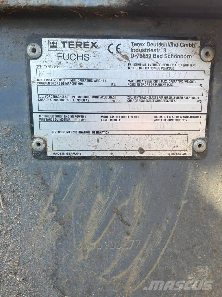 Fuchs MHL 335 Перегружатели металлолома/промышленные погрузчики