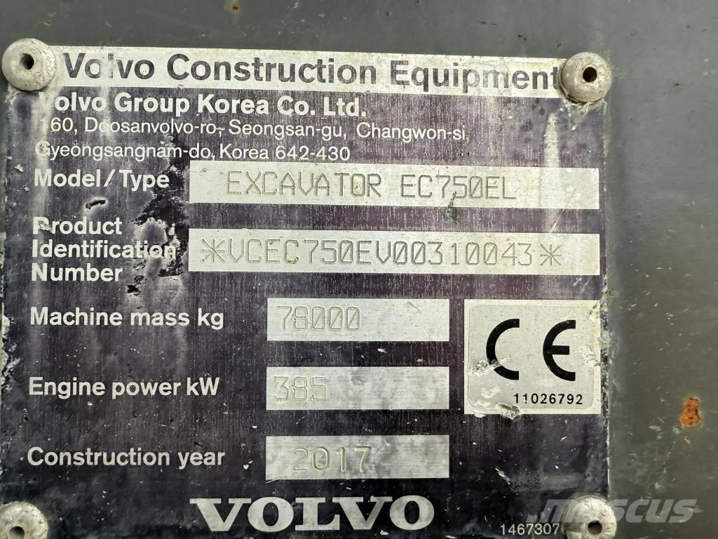 Volvo EC 750 EL Гусеничные экскаваторы