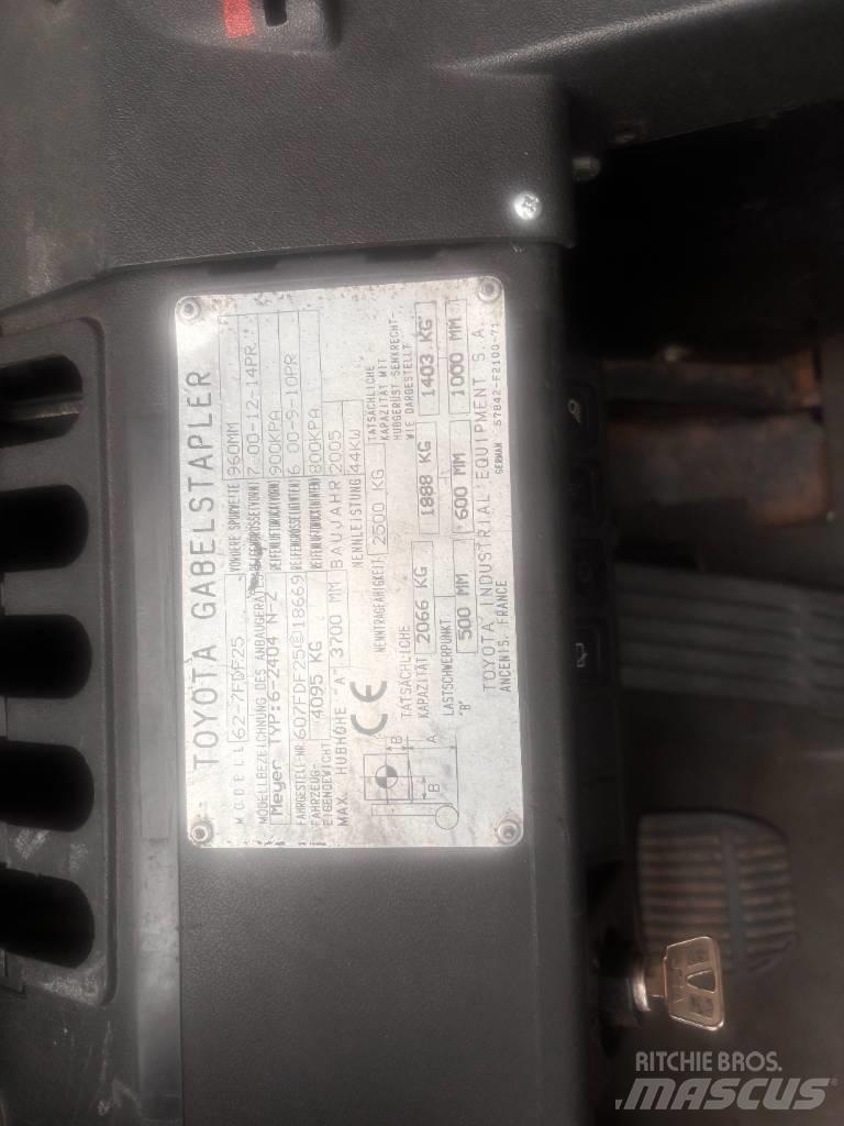 Toyota 62-7 FDF 25 Дизельные погрузчики