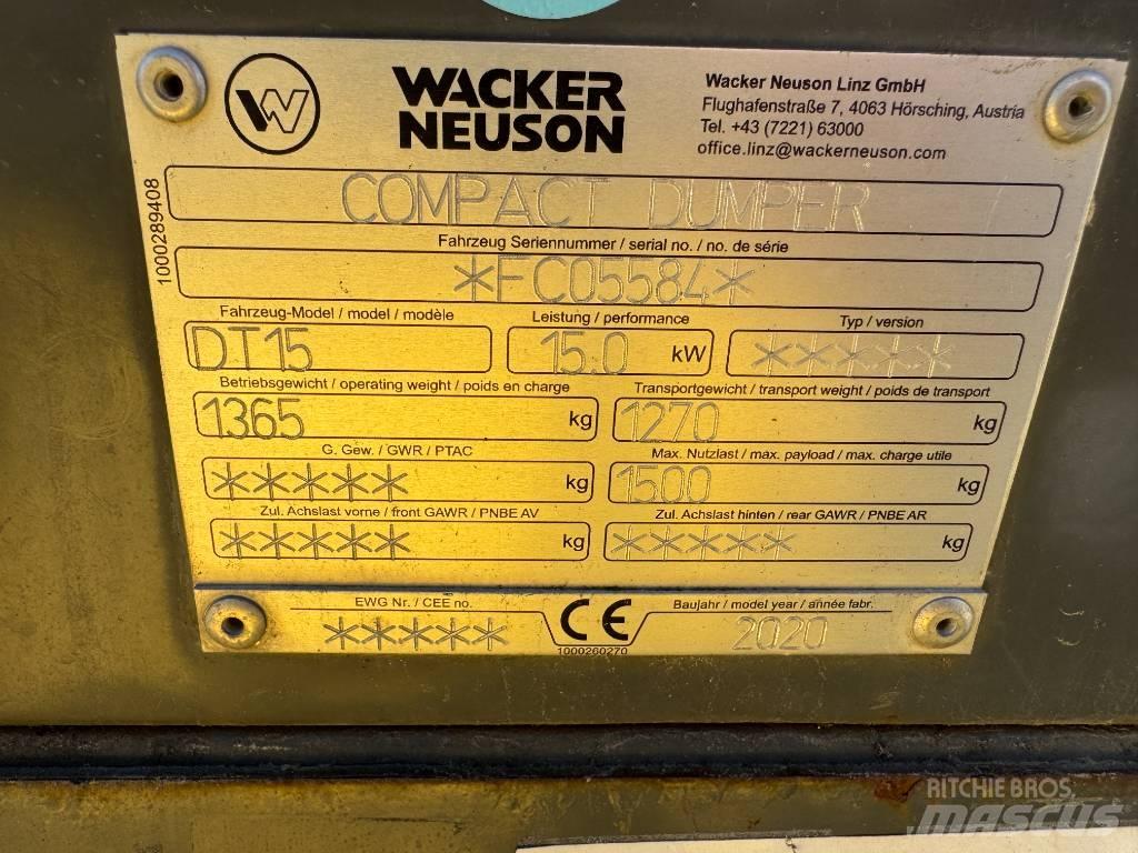 Wacker Neuson DT15 Гусеничные самосвалы