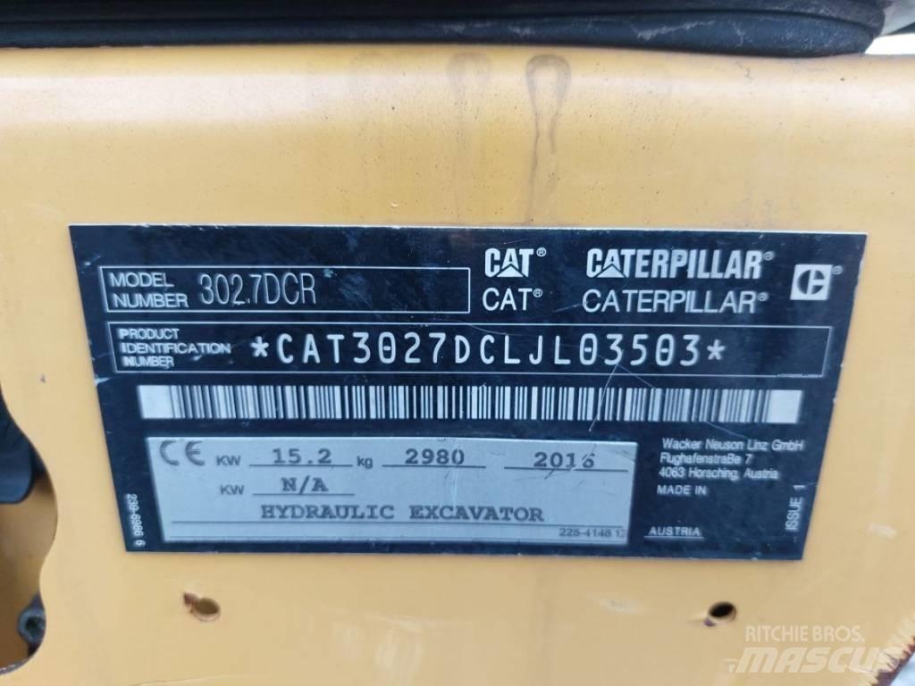 CAT 302.7 D CR Мини-экскаваторы