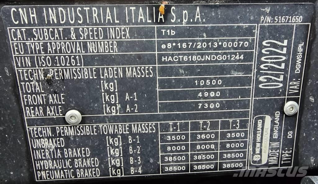 New Holland T 6.180 Трактора