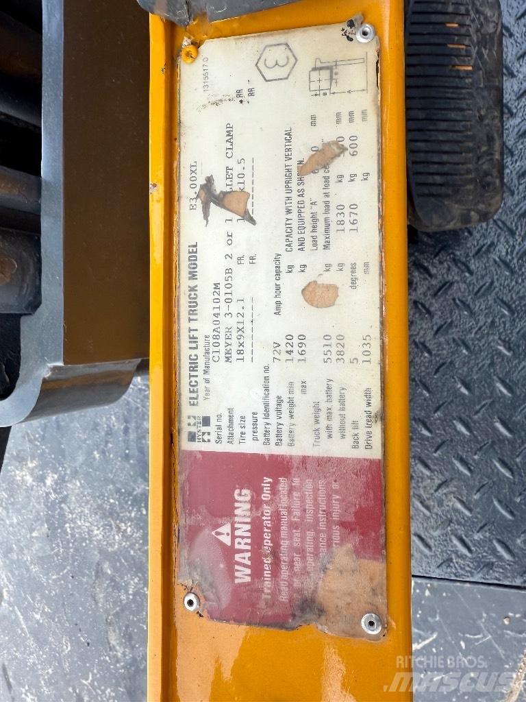 Hyster E3.00XL Электропогрузчики