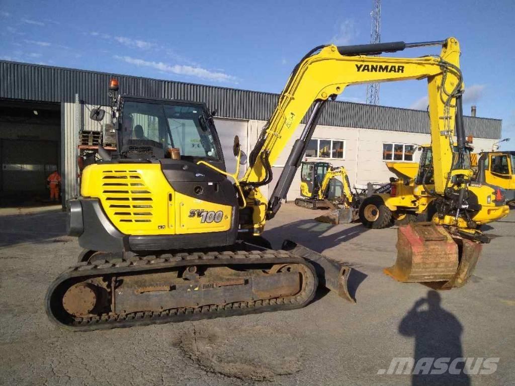 Yanmar SV 100-2A Малые экскаваторы 7т-12т